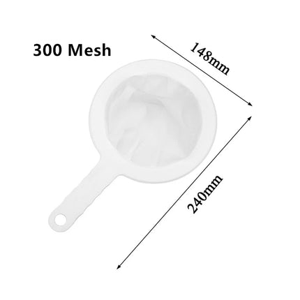 Reusable Mesh Kitchen Nylon Ultra Fine Filter Mesh Strainer Spoon Sieve Soy Milk Juice Coffee Food Filter Kitchen Colander