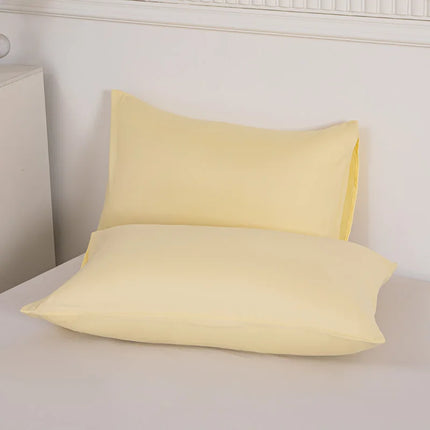 1Pcs Bed Pillowcase Solid Color Comfortable Pillow Cover For Bed Throw Car Sofa Cushion Cover Home Pillow Case 48x74cm