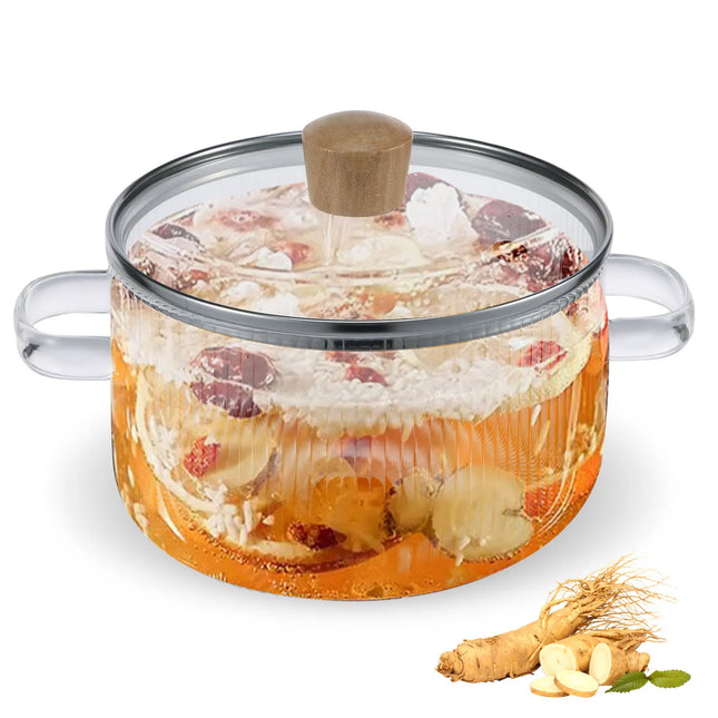Glass Saucepan with Lid