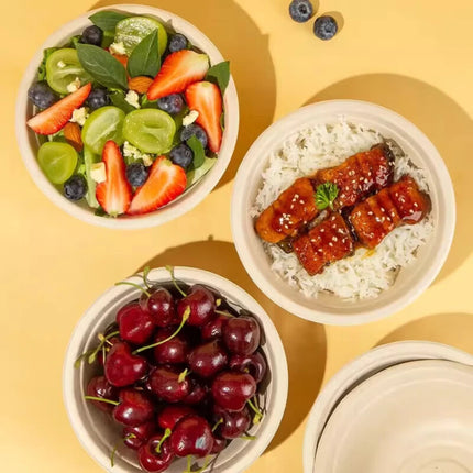 Disposable Plates For Parties Are Easy To Carry When Traveling Safe Healthy Waterproof Oil-proof Degradable plates