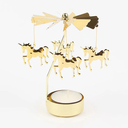 Rotating Metal Candle Holder