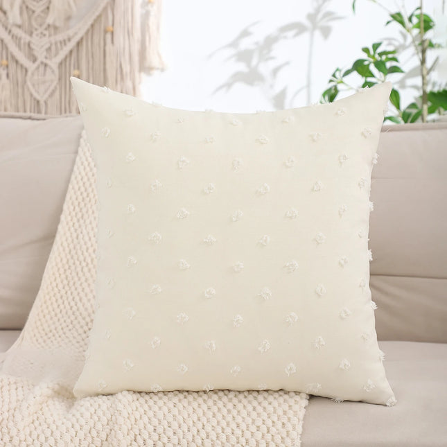 1 PC Jacquard Linen Decoration Throw Pillow Cover Living Room Decoration