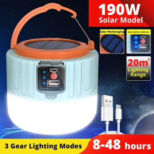 Waterproof Solar LED Camping Lantern