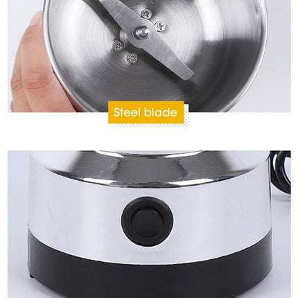 Mini Electric Grinder Household 300ml Ultrafine Baby Food Pulverizer Coffee Grinder Spice Pepper Grinder Grain Mill 2/4 Blades