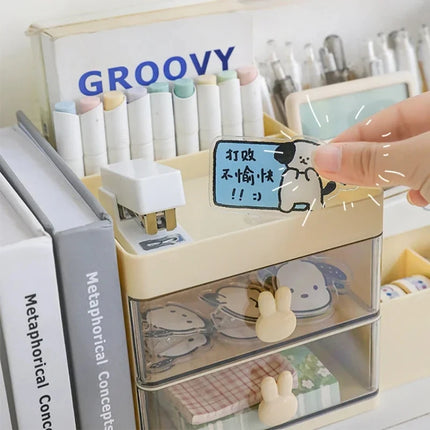 Desktop Transparent Cosmetics Storage Box