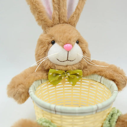 Easter Basket Cute Bunny Shape Eggs Container Candy Storage Basket for Kids Party Home Holiday Family Gatherings Food Snacks