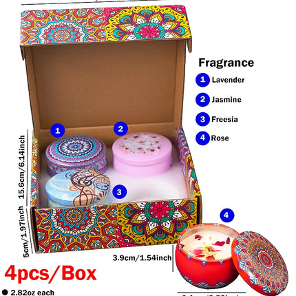 4Pcs Scented Candle Set