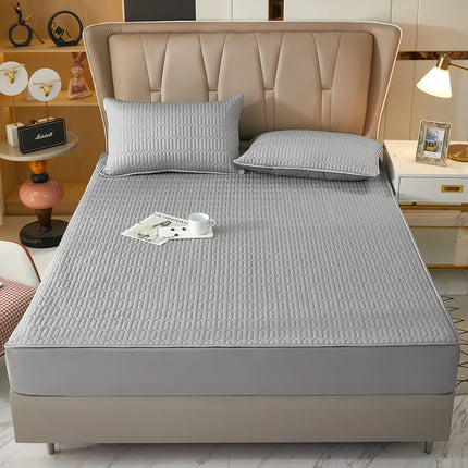 Waterproof Fitted Sheet, Thickened Quilted 100% Waterproof Mattress Cover, Mattress Protector, Bed Cover For Living Room 160x200