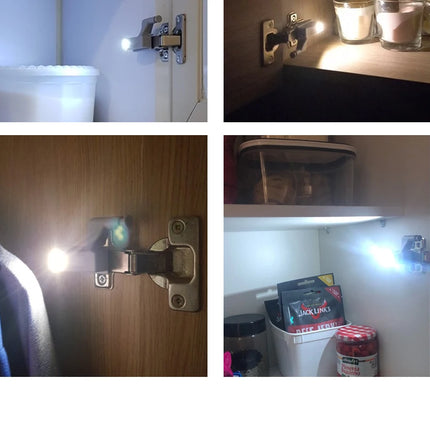 LED Inner Hinge Lamp Under Cabinet Lights Universal Wardrobe Cupboard Sensor Lights for Bedroom Kitchen Closet Night Lamp
