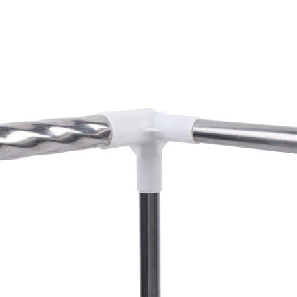 4 Corner Stainless Steel Bedding Canopy Frame Post Mosquito Netting Bracket Tool