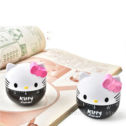 Hello Kitty Kitchen Cooking Reminder Cartoon Kawaii 60 Minute Timer Cooking Baking Helper Kitchen Chronograph Reminder
