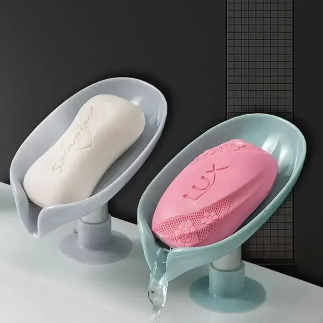 Leaf Shape Soap Holder with Suction Cup