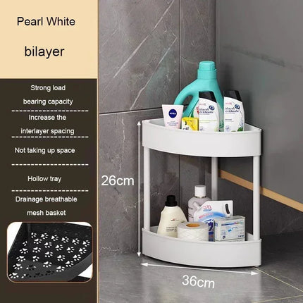 Multi-Layer Bathroom Corner Shelf Organizer Rack