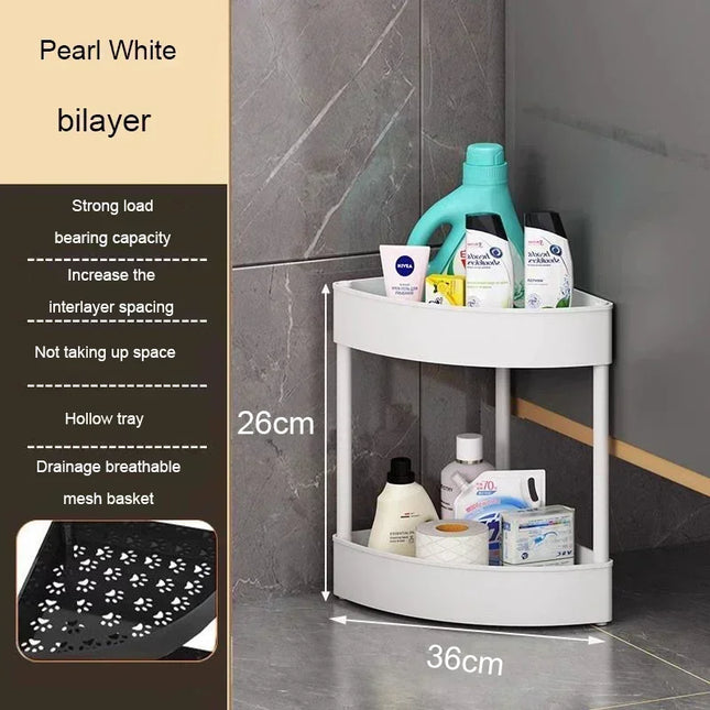 Multi-Layer Bathroom Corner Shelf Organizer Rack