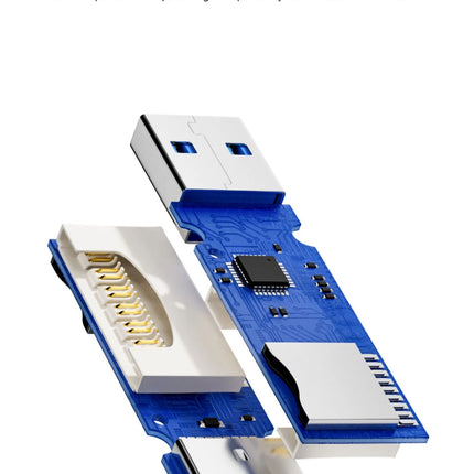2 in 1 USB 3.0 Card Reader Micro TF sd card Reader usb adapter High Speed Cardreader TF Memory card For PC Laptop Accessories
