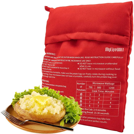 Microwave Oven Potato Cooker Bag Baked   Cooking  Quick Fast Kitchen Accessories