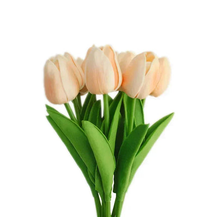 3/5PCS Artificial Tulip Bouquet Real Touch Flowers