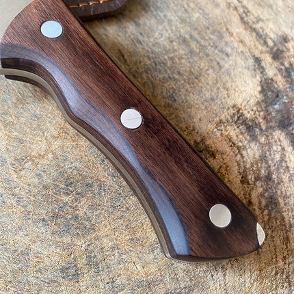 Boning Knife Barbecue Camping Cleaver Meat Cut Fruit Kitchen Knives Chef Utility Butcher Knife Sharp Blade Wooden Handle Cleaver