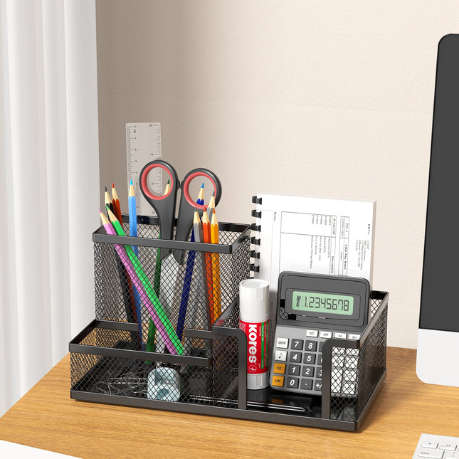 Mesh Desk Organizer with Pencil Holder