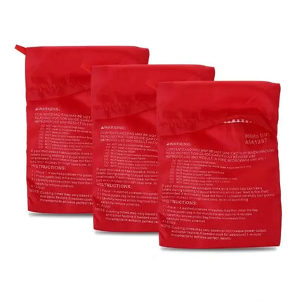 Reusable Microwave Potato Cooker Bag Washable Tortillas Cooker Pockets Corn Cooking Bag Microwave Baking Bag Kitchen Gadgets