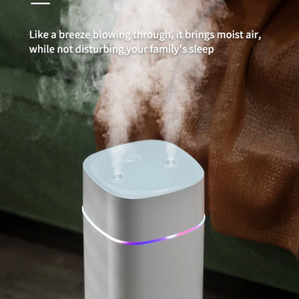 USB Air Humidifier Double Spray Port Essential Oil 600ml Aromatherapy Humificador Cool Mist Maker Fogger Purify for Home Office