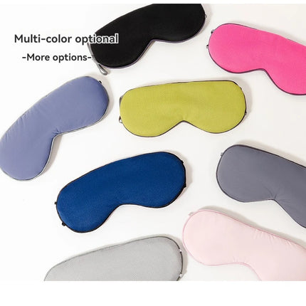 Sleeping Eye Mask Korean Style Ice Silk Warm And Cool Dual Use Adjustable Travel Light Blocking Breathable Eye Mask
