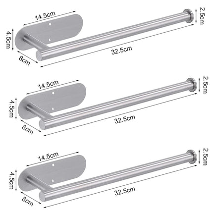 Stainless Steel Adhesive Toilet Paper Holder