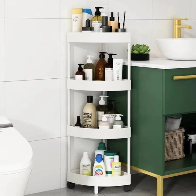 Multi-Layer Bathroom Corner Shelf Organizer Rack