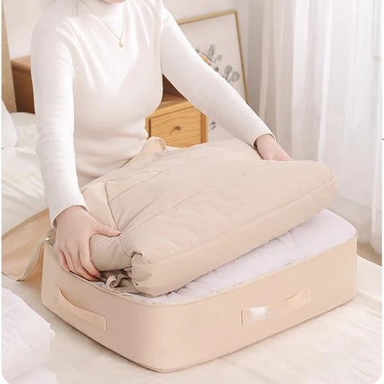 Compression Storage Bag Compression Quilt Bags Large Storage For Quilts Clothes Blankets Organizer Comforter Storage Bag