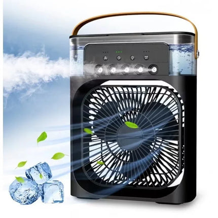 2025 Portable 3 in 1 Fan AIr Conditioner Household Small Air Cooler LED Night Lights Humidifier Air Adjustment Home Fans