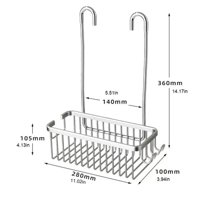 No Drilling Aluminum Shelf