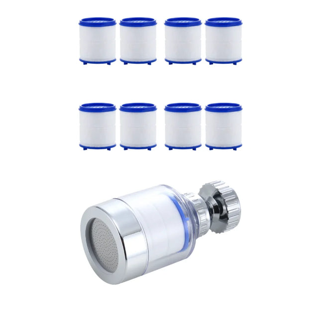 Faucet Filter Elements Water Purifier Filter emove Chlorine Heavy Metal Faucet Adapter PP Cotton Filtration for Kitchen Bathroom