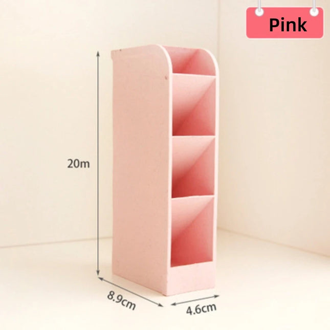 Multi-Layer Pen and Cosmetic Brush Holder