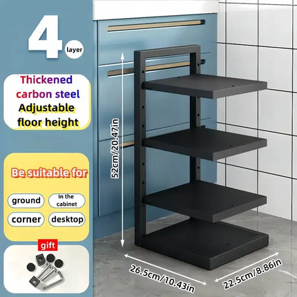 Adjustable Stainless Steel Pot Rack