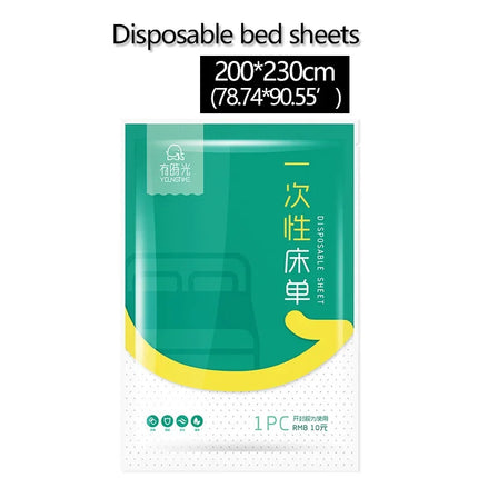 Disposable Adult Bedding, Hotel for Travel, Anti-Dirty, Waterproof, Portable, Bedsheet Bed Sheet Set Trip Necessities Portable