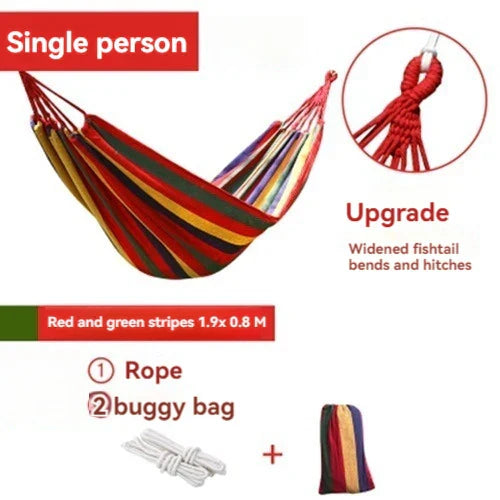 WESTTUNE Outdoor Canvas Hammock