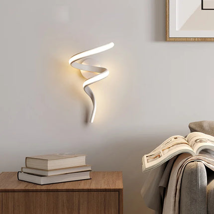 Nordic LED Spiral Wall Lamp
