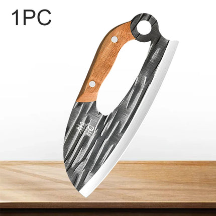 Kitchen Knives Sharpener Stainless Steel Forged Hammer Professional Labor Saving Chopper Boning Knife Meat Cleaver Butcher Knife
