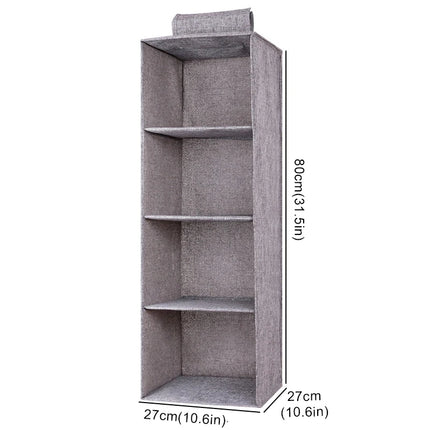 Collapsible Cotton Linen Hanging Storage Bag