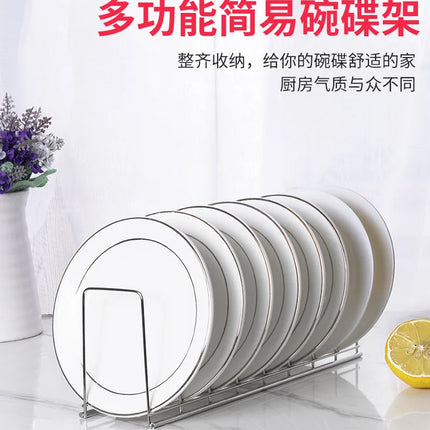Stainless Steel Dish Drainer Rack Ociekacz Do Naczyn Kitchen Household Storage Organizer Drying Bowl Holder Simple Pot Lid Shelf