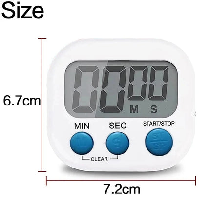 1PC LCD Digital Kitchen Timer Magnetic Cooking Large Count Down Up Clear Loud Alarm Stonego Home Kitchen Accessories