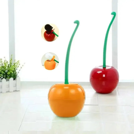Cherry Shaped Toilet Brush Set