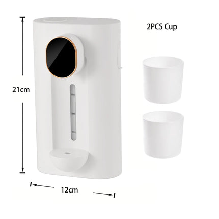 Touchless Wall-Mount Smart Mouthwash Dispenser