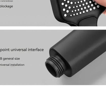 Adjustable Shower Head With 3 Modes Large Flow Shower Head High Pressure Water Saving Shower Faucet Bathroom Accessories