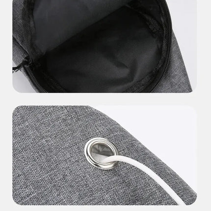 Chest Bag Men's One Shoulder Crossbody Bag Large Capacity Outdoor Sports And Leisure Fashion Small Shoulder Bag Large Capacit