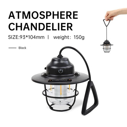 Vintage Outdoor Rechargeable Chandelier Hand Light