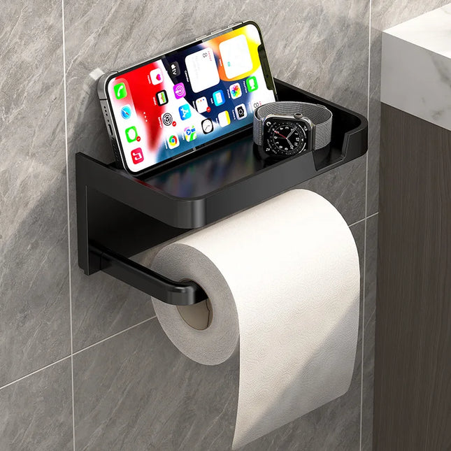 Wall-Mounted Toilet Paper Holder