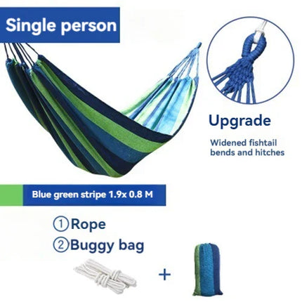WESTTUNE Outdoor Canvas Hammock