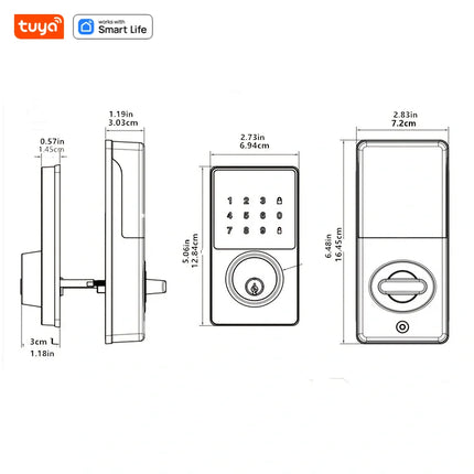 Smart WiFi Lock Keyless Entry,
