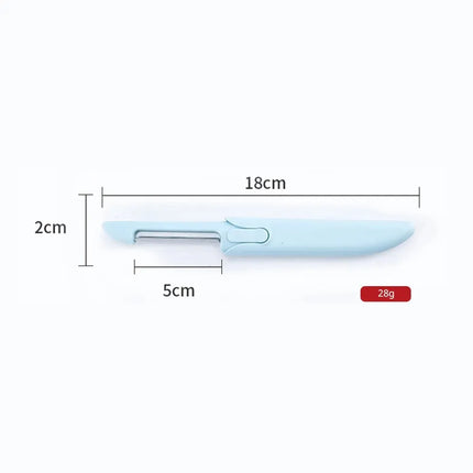 Two in One Peeler Stainless Steel Fruit Peeler Kitchen Knife Double Ended Melon Peeler Kitchen Cooking Tool
